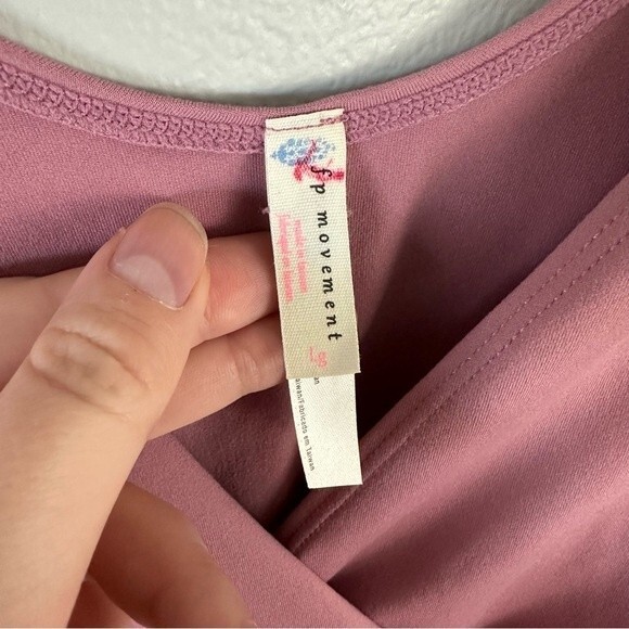 Free People Movement Streamline Ballet Wrap Bodysuit NWT Size Large - Picture 12 of 16